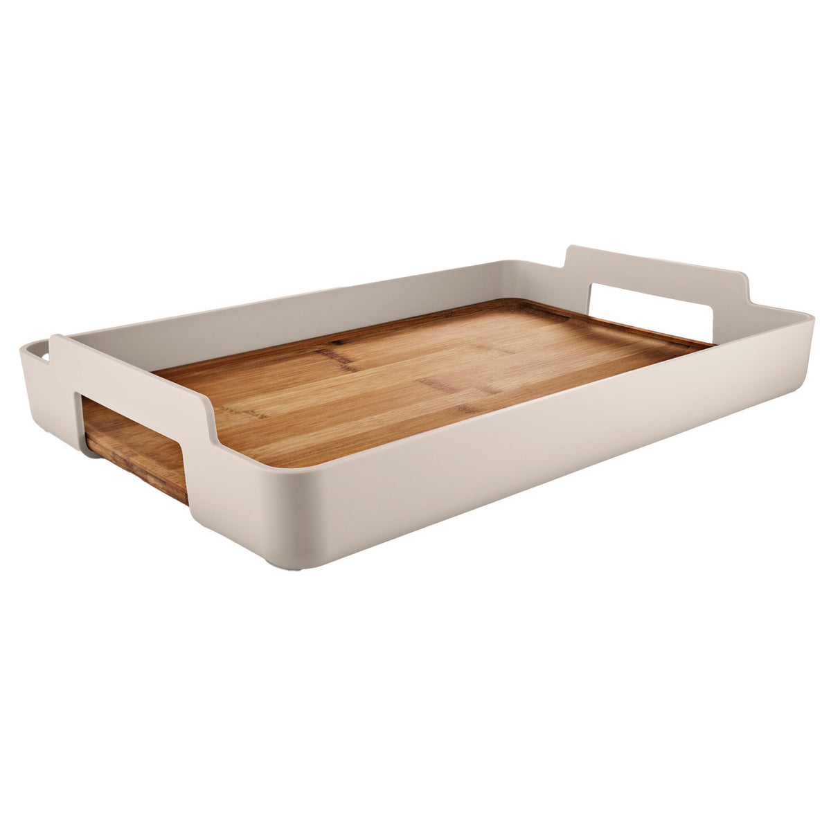 Eva Trio Nordic Kitchen rektangulær serveringsbakke i farven sand, 50 cm