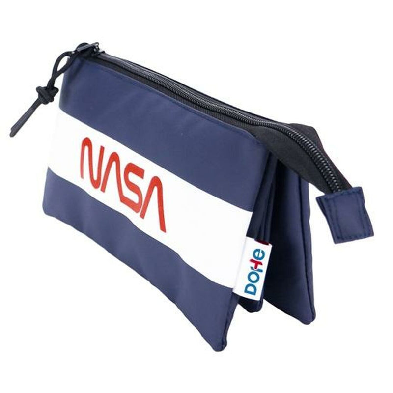 Tredobbelt bæretaske DOHE Nasa Flag Blå