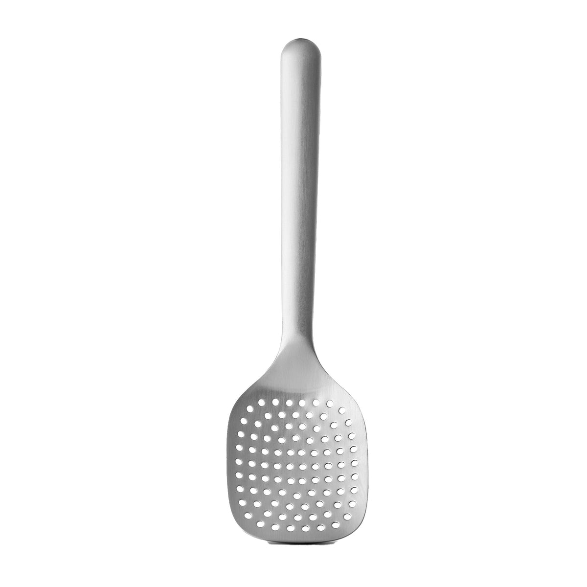 Eva Trio Green Tools hulske i rustfrit stål, 29 cm, til pasta, æg og grøntsager