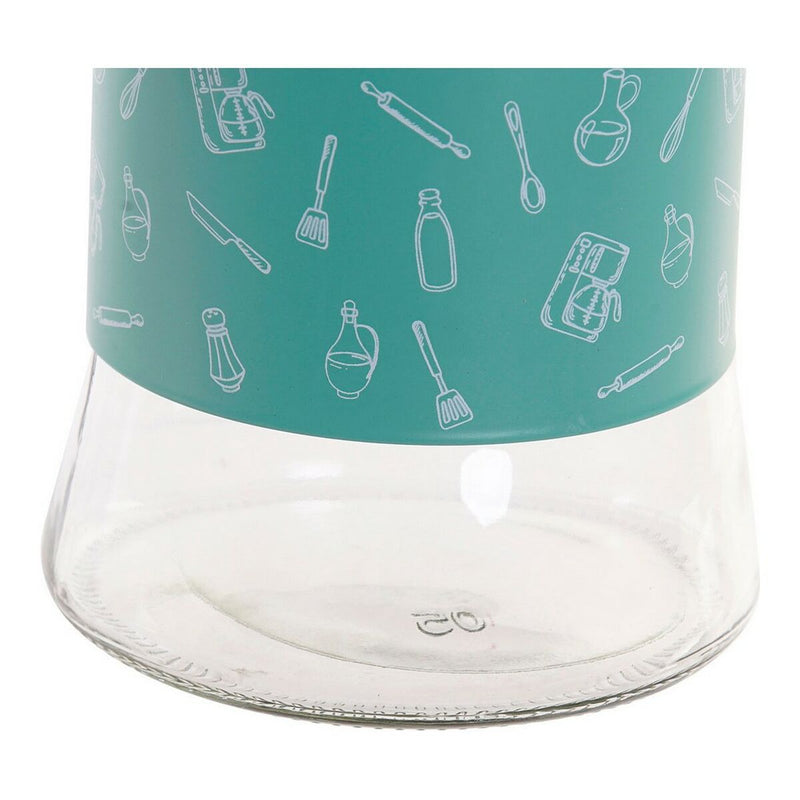 Opbevaringsglas / beholder Mint Grøn 11 x 11 x 13,5 cm