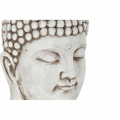 Urtepotte DKD Home Decor Lysegrå Buddha Magnesium (26 x 25 x 36 cm)