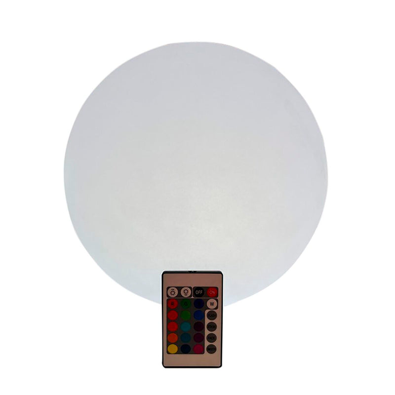 Solcellelampe DKD Home Decor Hvid (30 x 30 x 30 cm)