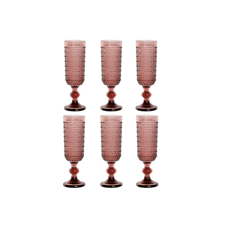 glas Home ESPRIT Pink Krystal 150 ml 6 stk