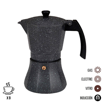 Kaffemaskine EDM Sort Aluminium (Kaffemaskine)