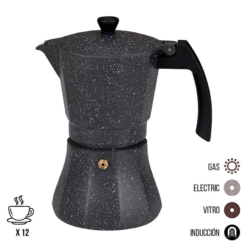 Kaffemaskine EDM Sort Aluminium (Kaffemaskine)