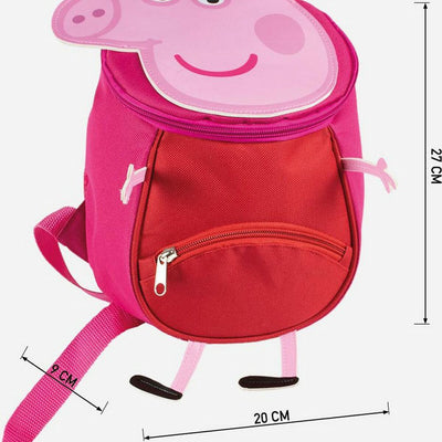 Børnetaske Peppa Pig 2100003394 Pink 9 x 20 x 27 cm