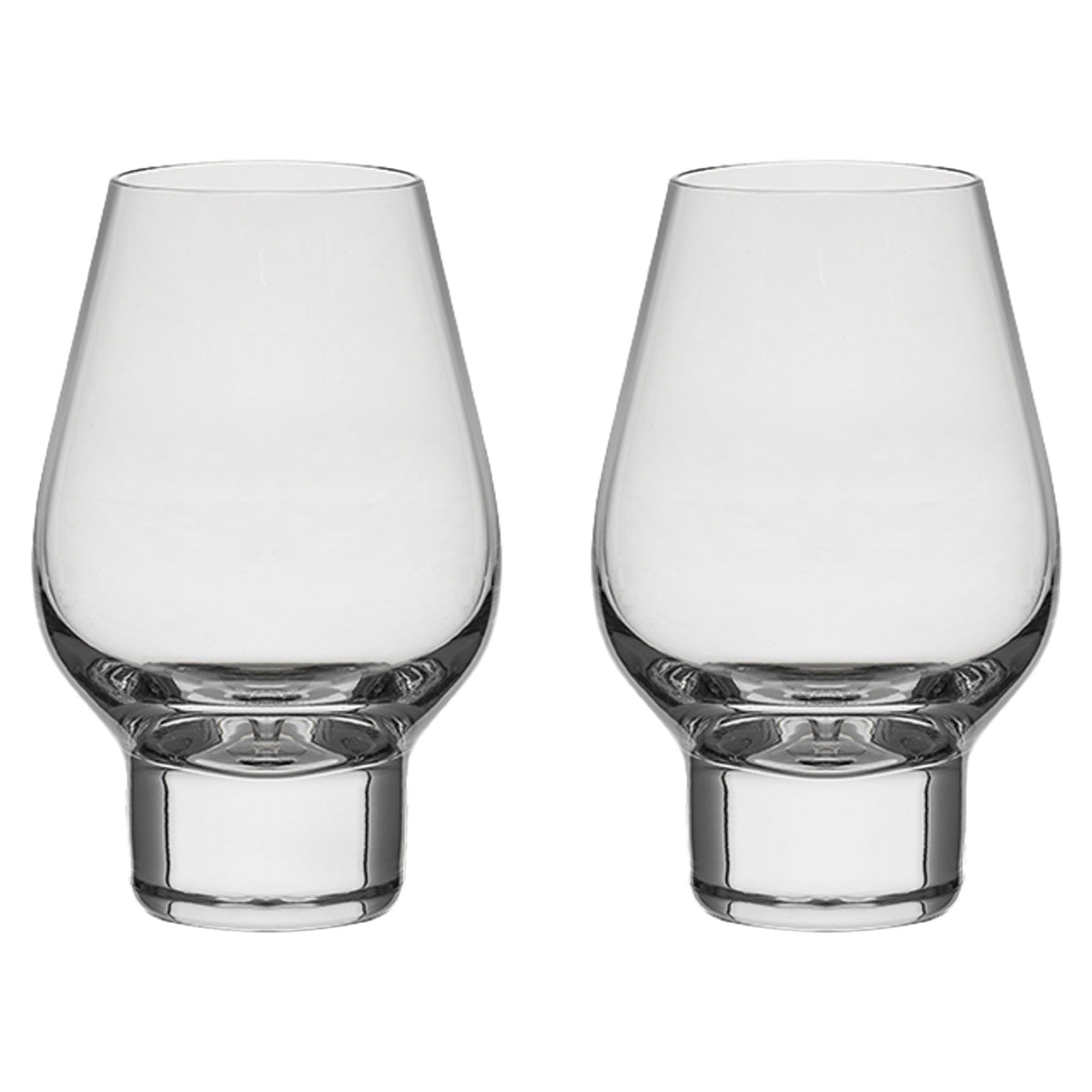 To Orrefors More whiskyglas på 19 cl med bløde linjer