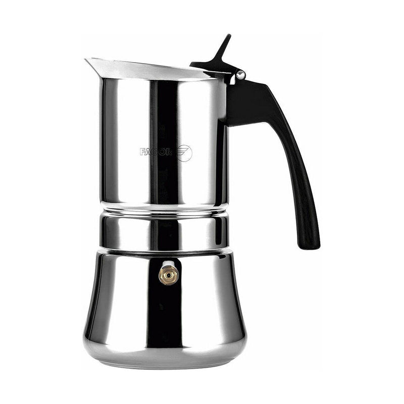 Italiensk espresso kaffebrygger FAGOR Etnica Rustfrit stål 18/10 4 Skodelice