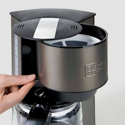 Kaffemaskine med timer Black & Decker ES9200020B Sort 1000 W