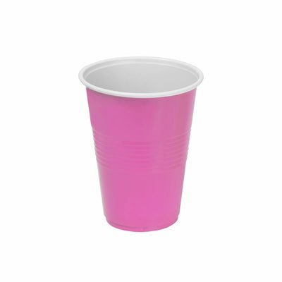Plastikglas & Plastikkrus Algon Pink 24 stk 250 ml 25 Dele