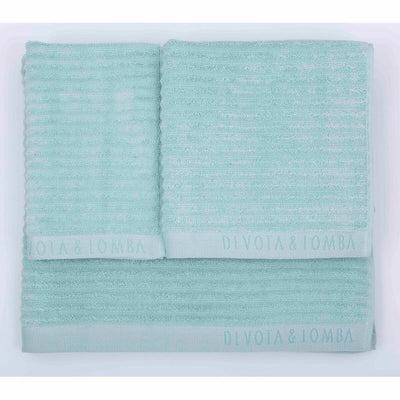Håndklædesæt Devota & Lomba Grøn 100% bomuld (3 pcs)