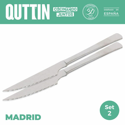 Steakkniv Sæt Madrid Quttin (21 cm)