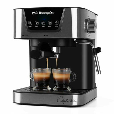 Kaffemaskine fuldautomatisk Orbegozo EX 6000 Sort 1,5 L