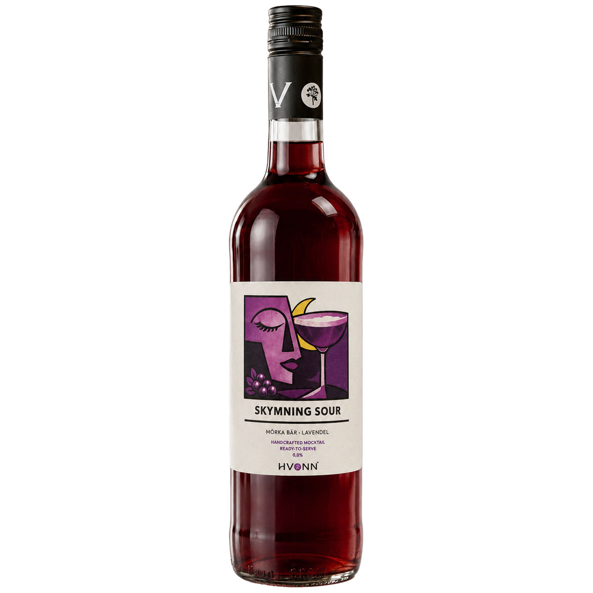 Hvonn Skumring Sour drik med mørke bær og lavendel