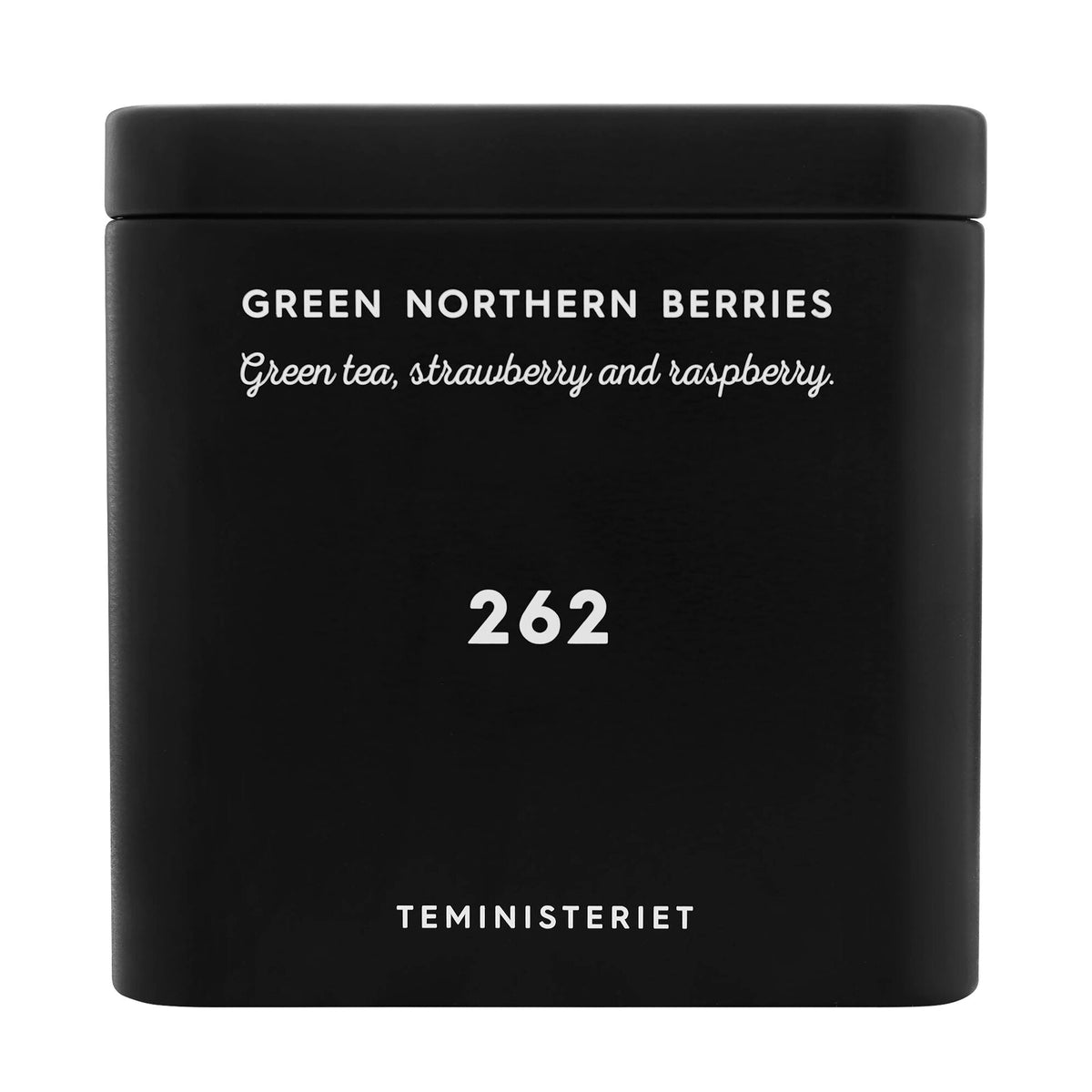 Teministeriet Green Northern Berries grøn te med smag af jordbær og hindbær, 100 g