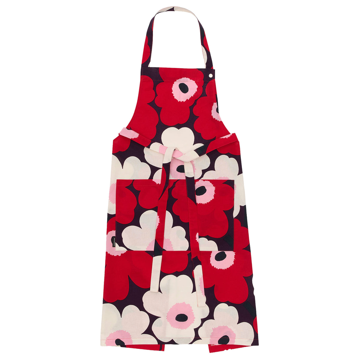 Marimekko Pieni Unikko forklæde i bomuld i farven rose