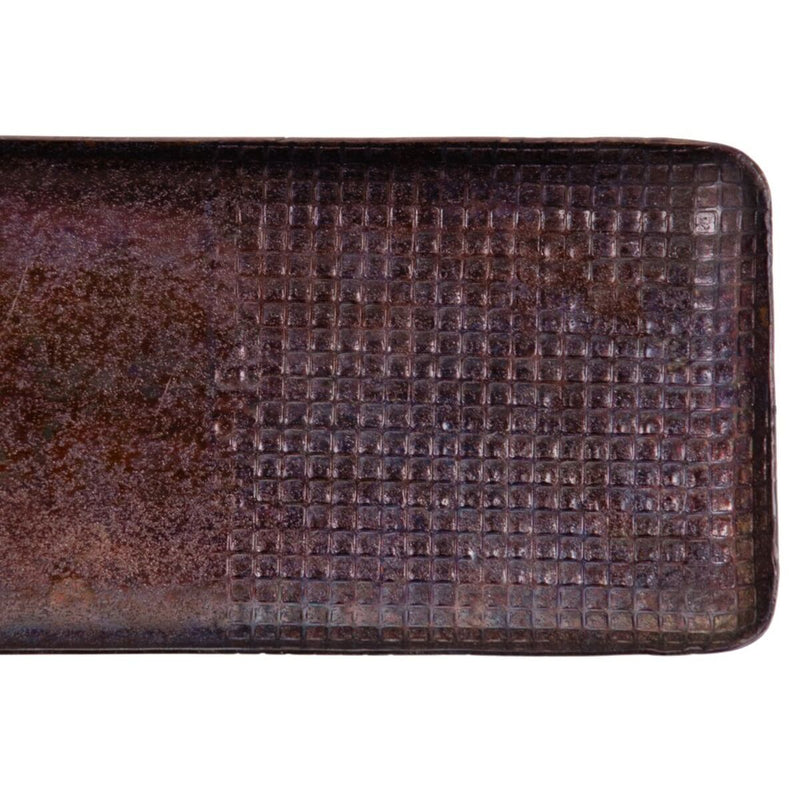 Snackskål / bakke 41,5 x 16 x 3 cm Aluminium Bronze