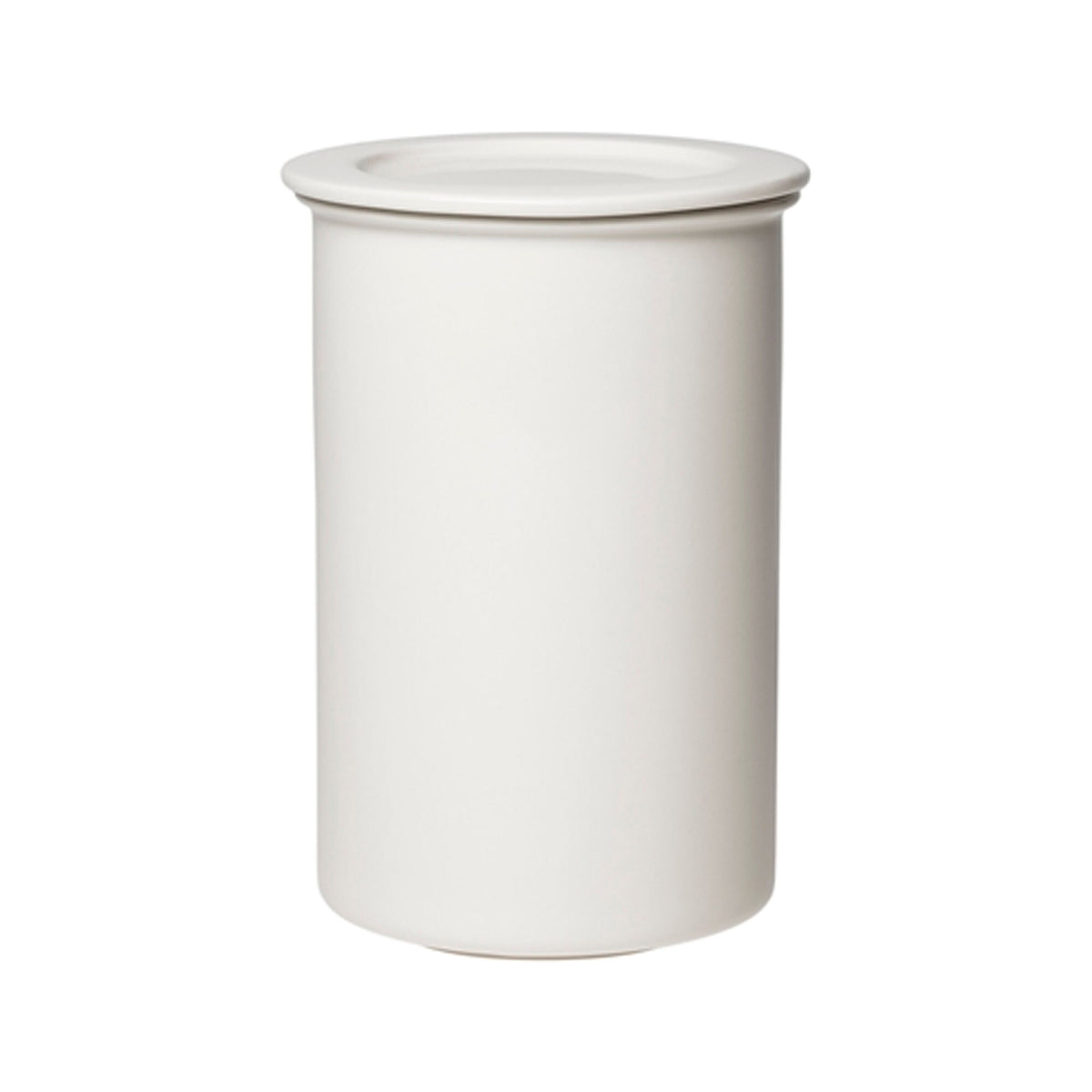 Arabia Mainio hvid porcelænskrukke med låg, 1,3 liter