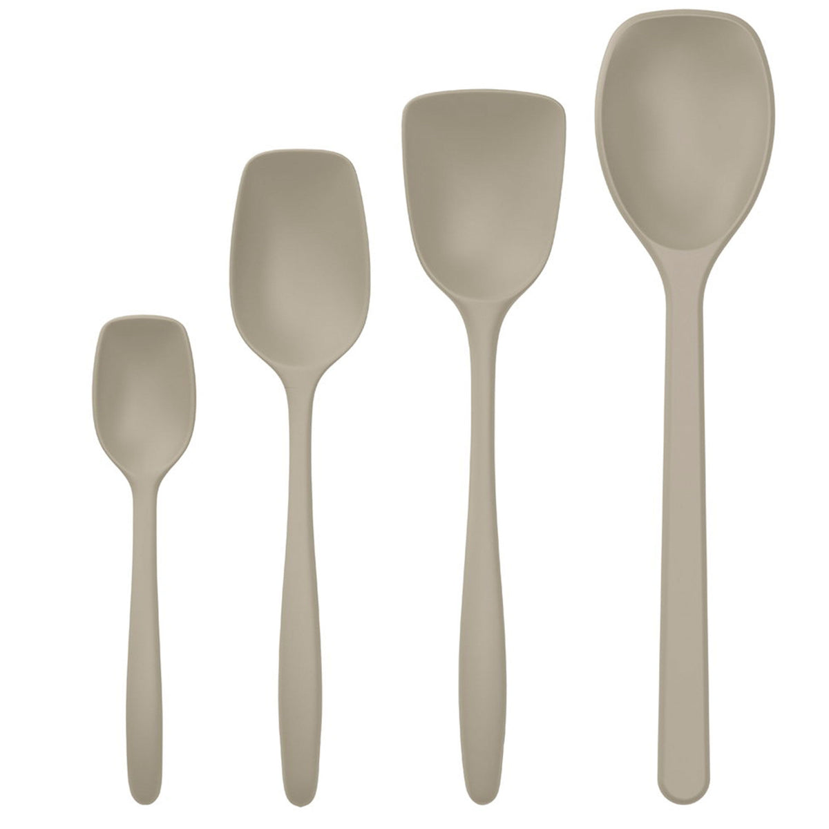 Rosti Classic grydeskesæt med 4 skeer i farven earth grey