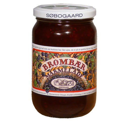 Søbogaard økologisk brombærmarmelade, 390 gram