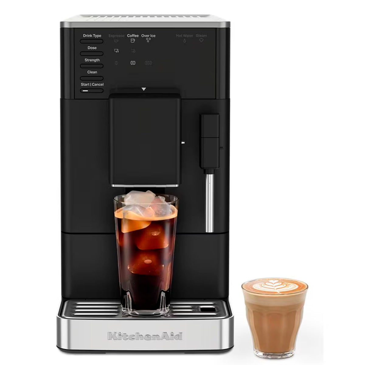 KitchenAid KF2 helautomatisk espressomaskine i mat sort