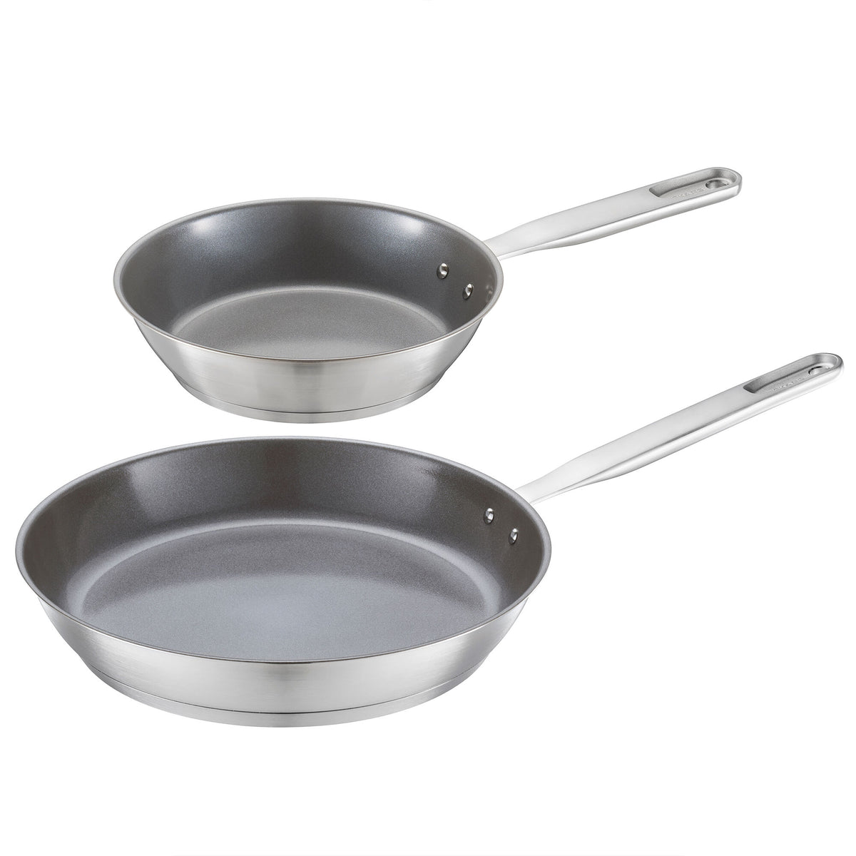 Fiskars All Steel stegepandesæt med pander på 20 og 28 cm