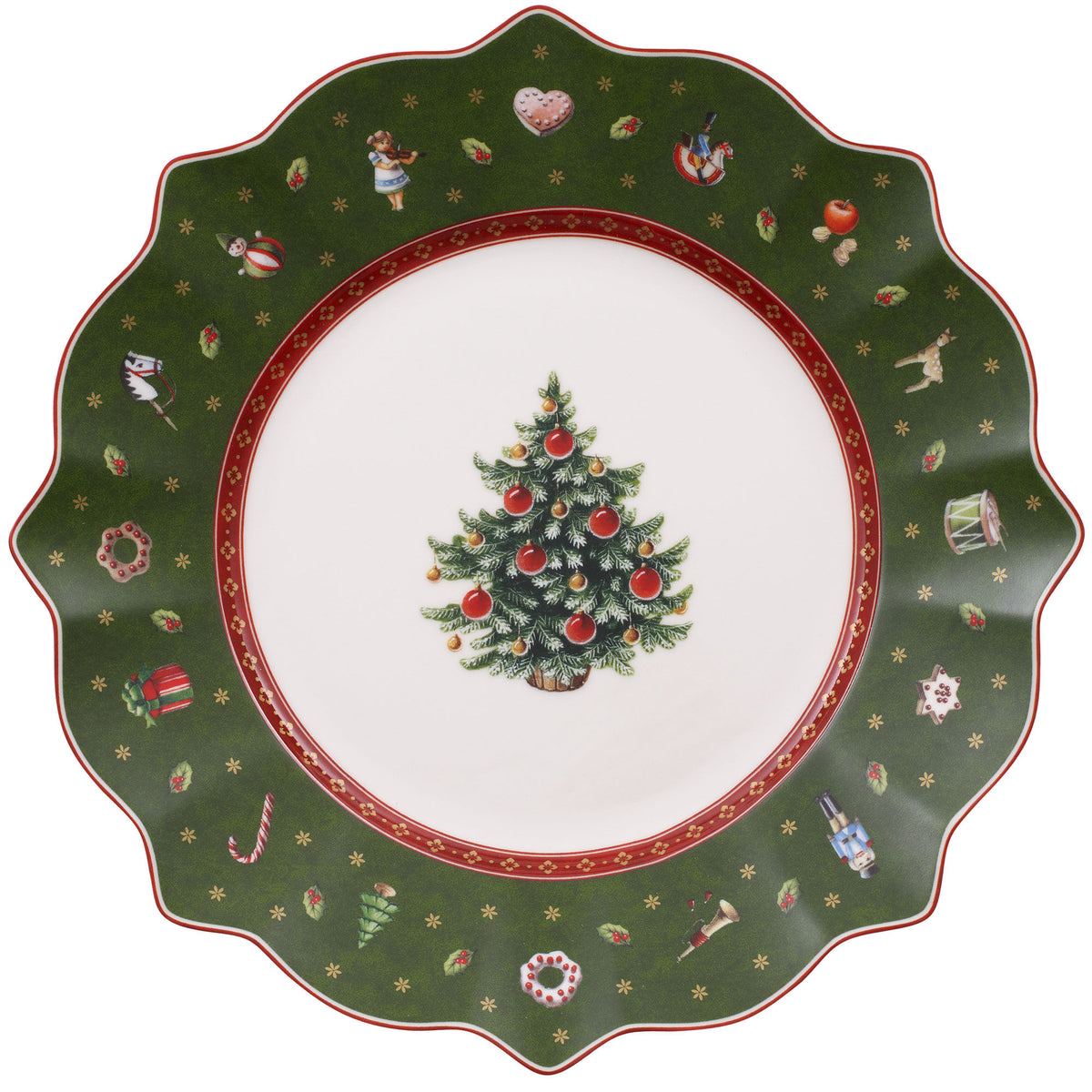 Grøn Toy's Delight tallerken fra Villeroy & Boch, diameter 24,4 cm