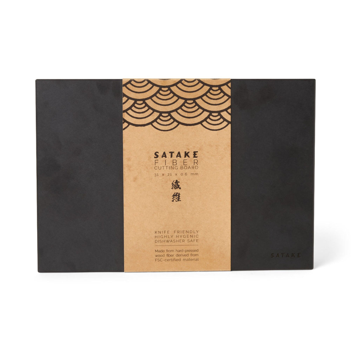 Satake skærebræt i presset træfiber, 31 × 21,5 cm