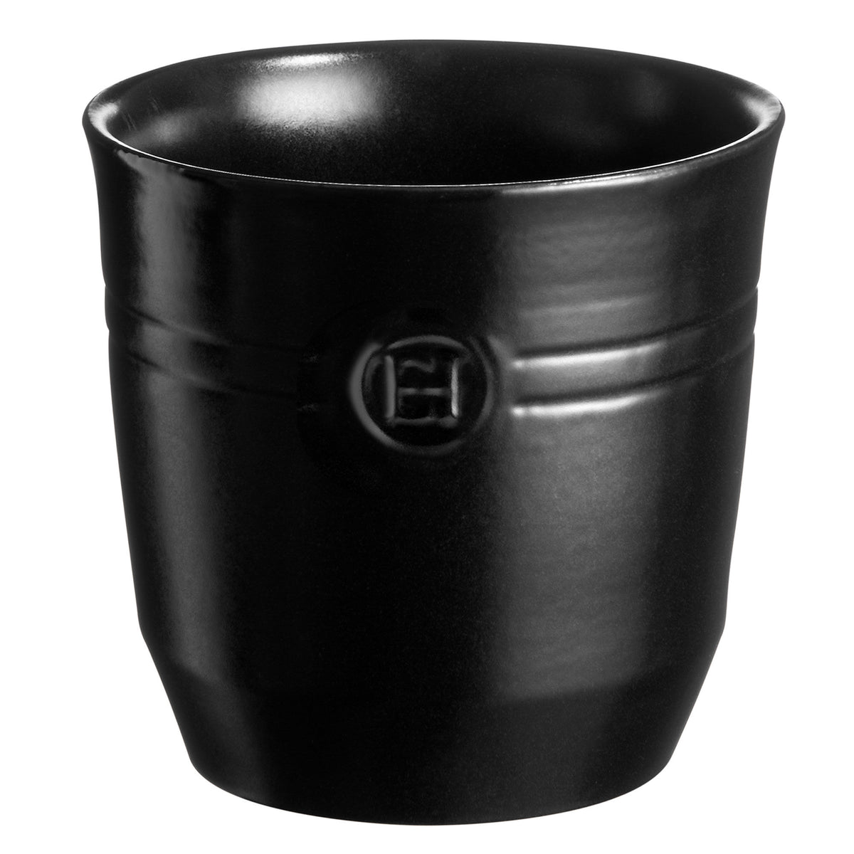Sort Emile Henry redskabsholder large til køkkenredskaber, 16,5 cm i diameter og højde