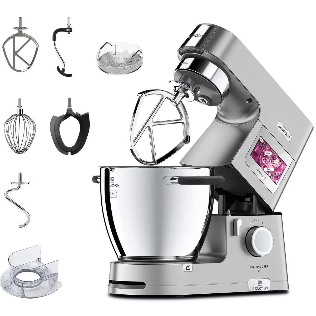 Kenwood KCL96.000DG Cooking Chef XL køkkenmaskine til madlavning og bagning