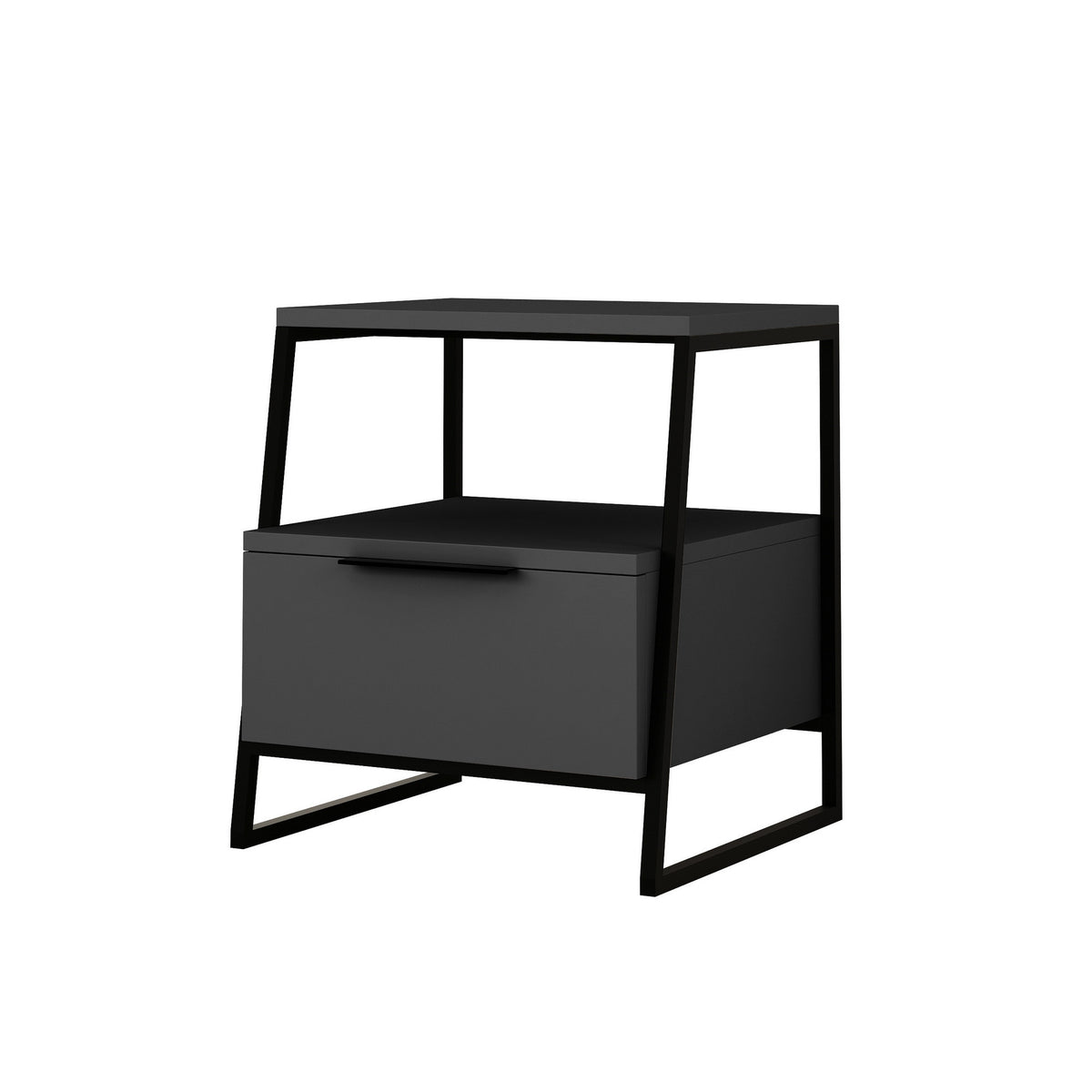 Se FUNZI LIVING Pal sengebord, m. 1 rum og 1 låge - antracitgrå melamin (45x40) ❤ Kæmpe udvalg i Funzi Living - Køb online på udsalg og tilbud lige nu ❤ Billig fragt • Hurtig levering - Varenummer: Boboonline-114149 og barcode / Ean: 8681875520897 på lager - Udsalg på Møbler,Borde,Sengeborde Spar stort – op til 71% - Over 2.739 kendte brands på stort udsalg