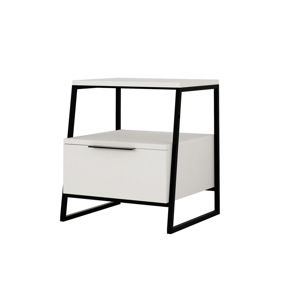 Se FUNZI LIVING Pal sengebord, m. 1 rum og 1 låge - hvid melamin (45x40) ❤ Kæmpe udvalg i Funzi Living - Køb online på udsalg og tilbud lige nu ❤ Billig fragt og hurtig levering - Varenummer: Boboonline-114215 og barcode / Ean: 8681875520903 på lager - Udsalg på Møbler,Borde,Sengeborde Spar stort – op til 71% - Over 2.739 brands med kæmpe udsalg
