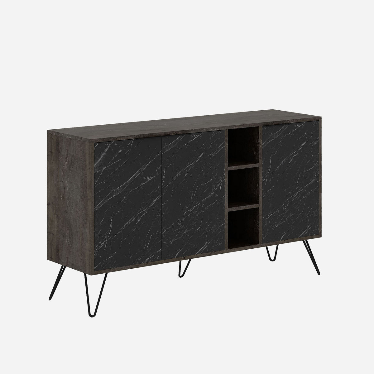 Se NORDVÄRK Clara konsolbord, m. 3 låger, 4 hylder - mørkebrun/Bendir melamin (142x35,6) ❤ Kæmpe udvalg i - Køb online på udsalg og tilbud lige nu ❤ Super billig fragt og lynhurtig levering - Varenummer: Boboonline-114260 og barcode / Ean: 8683342853255 på lager - Udsalg på Møbler,Borde,Konsolborde,
Møbler,
Borde,
Dagligstue,
Entré,
Maj deals Spar helt op til 79% - 2.739 kendte brands til outletpriser
