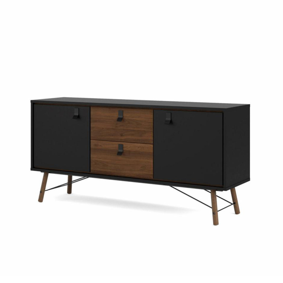 Se TVILUM Ry skænk, m. 2 låger og 2 skuffer - valnød/matsort folie og træ (150,3x40,1) ❤ Kæmpe udvalg i Tvilum - Køb online på udsalg og tilbud lige nu ❤ Billig fragt • Hurtig levering - Varenummer: Boboonline-67470 og barcode / Ean: 5713035052979 på lager - Udsalg på Møbler,Skænke,
Møbler,
Samarbejdspartnere - A varer, Få op til 67% i rabat - Shop udsalg fra mere end 1.798 mærker