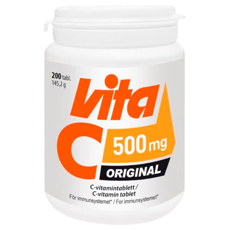 Pakke med Vita C C-vitamintabletter, 200 tabletter