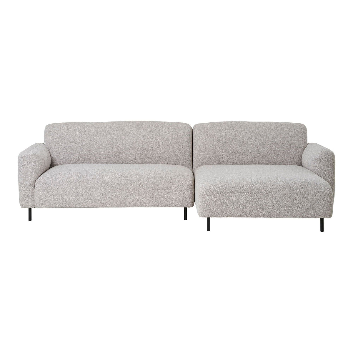 Højrevendt Salvador chaiselongsofa fra House Nordic i lysegrå bouclé