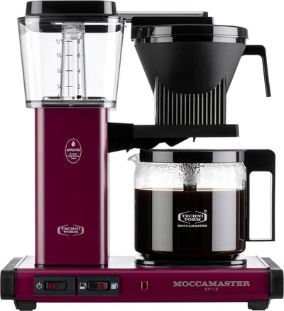 Se Moccamaster Moccamaster Optio Cherry - Kaffemaskiner ❤ Stort online udvalg i Moccamaster ❤ Meget billig fragt og hurtig levering: 1 - 2 hverdage - Varenummer: MGS-S12246788 og barcode / Ean: 8712072539181 på lager - Udsalg på Bolig - Køkkenudstyr - Kaffe & te - Kaffemaskiner Spar op til 55% - Over 1334 design brands på udsalg