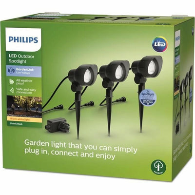 Lampe Philips Sort 220-240 V Varm hvid 600 lm