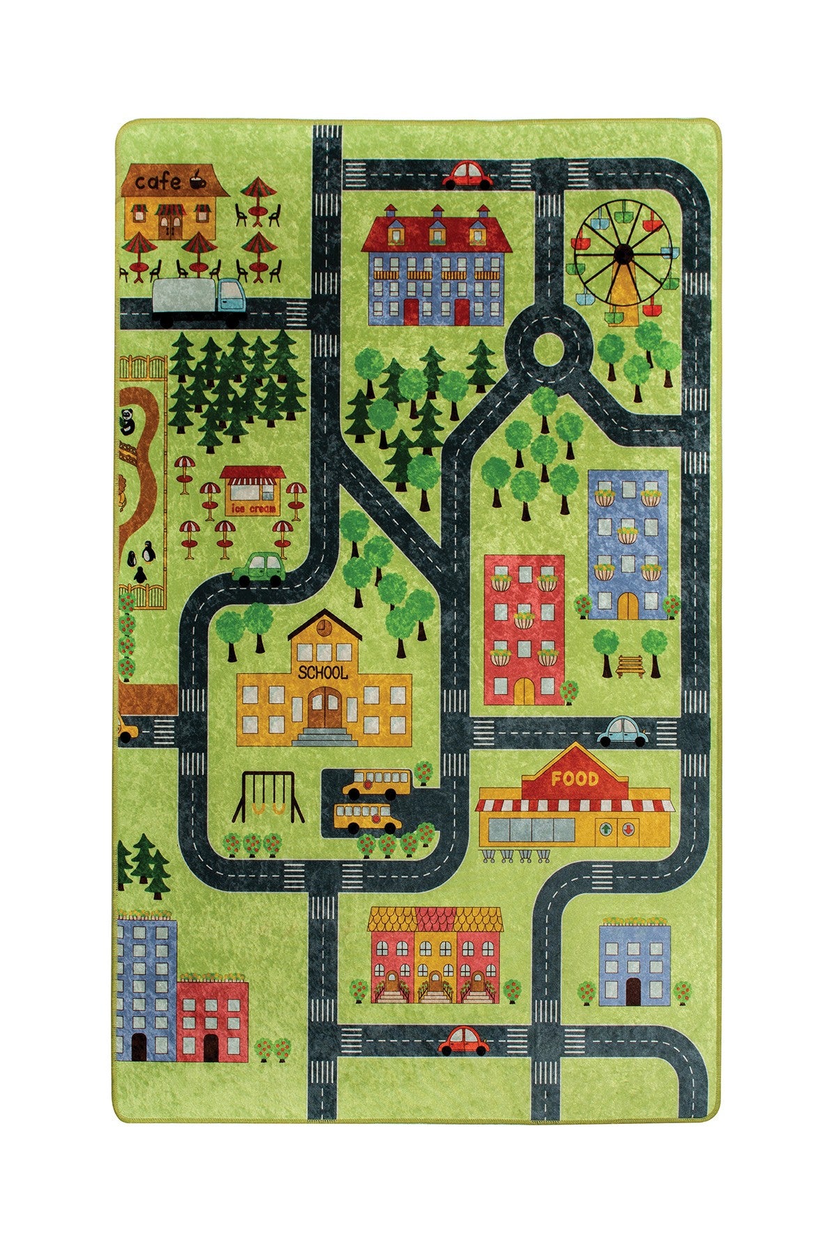 Se TEPPI Small Town gulvtæppe til børn, rektangulær - multifarvet polyester (100x160) ❤ Kæmpe udvalg i - Køb online på udsalg og tilbud lige nu ❤ Lav fragtpris og hurtig levering - Varenummer: Boboonline-108004 og barcode / Ean: 8681875387469 på lager - Udsalg på Børn,Gulvtæpper til børn,
Maj deals,
Maj deals Op til 63% rabat - 2.739 brands med vilde rabatter