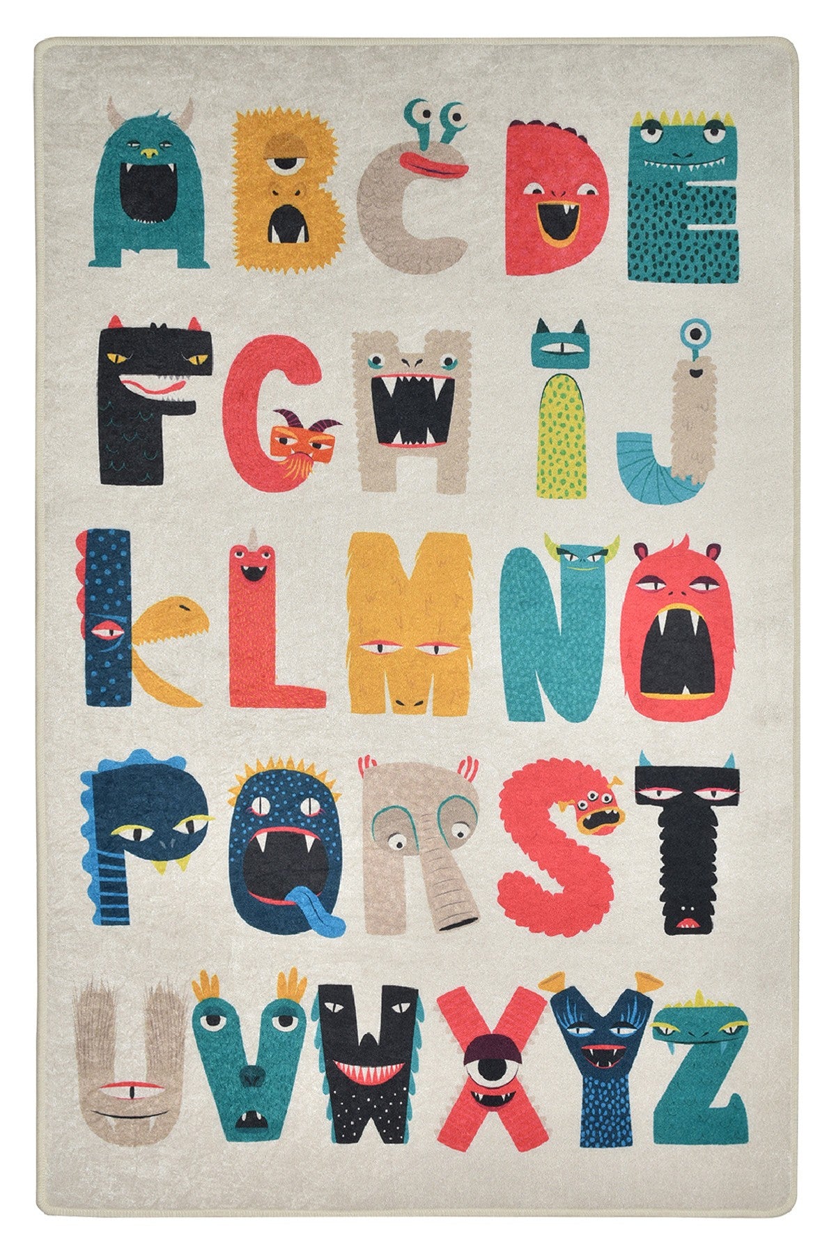 Se TEPPI Monsters gulvtæppe til børn, rektangulær - multifarvet polyester (140x190) ❤ Kæmpe udvalg i Teppi - Køb online på udsalg og tilbud lige nu ❤ Billig fragt og hurtig levering - Varenummer: Boboonline-108001 og barcode / Ean: 8681875426700 på lager - Udsalg på Børn,Gulvtæpper til børn Spar stort – op til 71% - Over 2.739 kendte mærker online