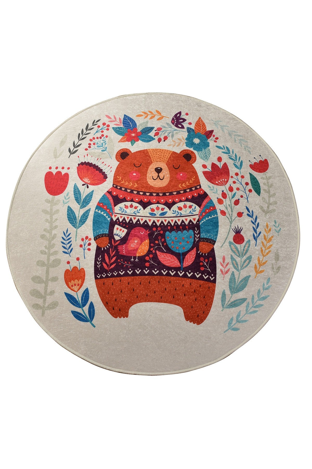 Se TEPPI Sweet Bear gulvtæppe til børn, rund - multifarvet polyester (Ø140) ❤ Kæmpe udvalg i - Køb online på udsalg og tilbud lige nu ❤ Billig fragt og hurtig levering - Varenummer: Boboonline-108000 og barcode / Ean: 8681875426731 på lager - Udsalg på Børn,Gulvtæpper til børn,
Maj deals,
Maj deals Store besparelser – op til 67% - Store besparelser på over 2.739 brands