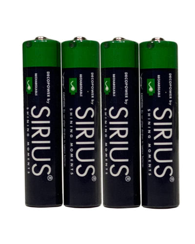 Se Sirius - AAA DecoPower Genopladelige batterier, sæt á 4 stk. ✔ Kæmpe udvalg i Sirius ✔ Hurtig levering: 1 - 2 Hverdage samt billig fragt - Varenummer: RKTK-SI88807 og barcode / Ean: '5707310888070 på lager - Udsalg på Spar op til 63% - Over 1300 kendte brands på udsalg