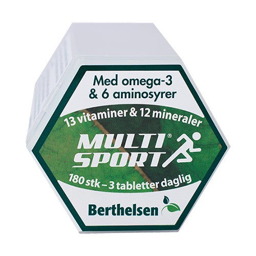 Pakning med Multisport, 180 tabletter, fra Berthelsen