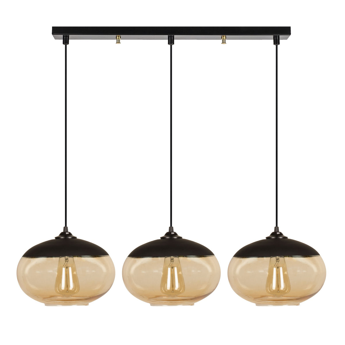 Lumi loftlampe i sort metal