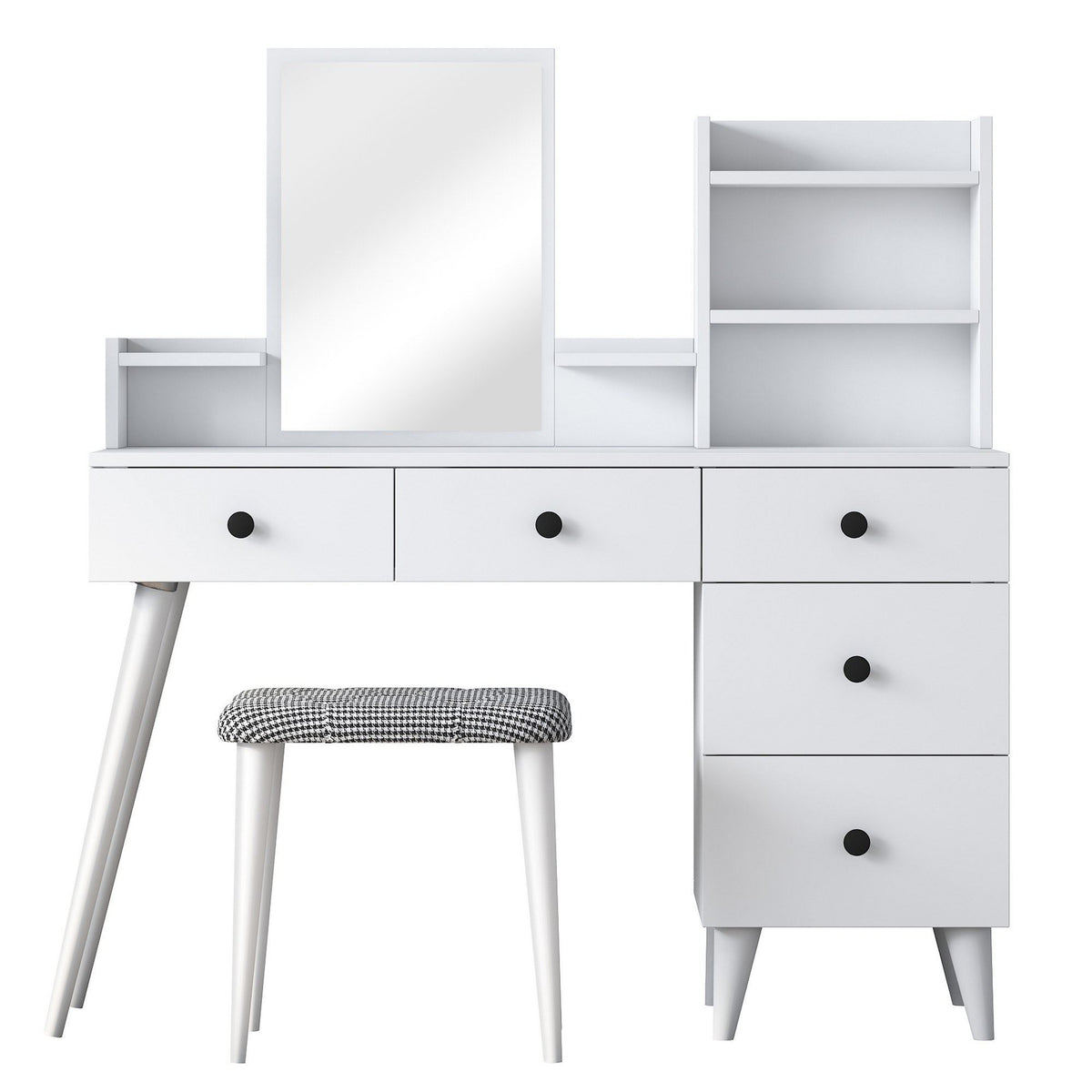 Se NORDVÄRK BJ101 2294 makeup bord, m. spejl, 4 hylder, 5 skuffer og skammel - hvid melamin (125x40) ❤ Kæmpe udvalg i NORDVÄRK - Køb online på udsalg og tilbud lige nu ❤ Meget billig fragt og hurtig levering: 1 - 2 hverdage - Varenummer: Boboonline-122137 og barcode / Ean: 8683742031642 på lager - Udsalg på Møbler,Borde,Makeup borde,
Møbler,
Borde,
Makeupborde med spejl,
Soveværelse Spar op til 51% - Over 785 kendte brands på udsalg