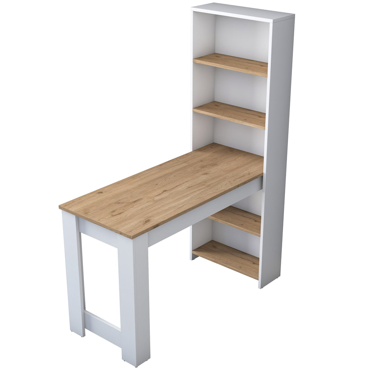 Se NORDVÄRK BJ113 makeup bord, m. 4 hylder - hvid og brun melamin (120x53,8) ❤ Kæmpe udvalg i NORDVÄRK - Køb online på udsalg og tilbud lige nu ❤ Meget billig fragt og hurtig levering: 1 - 2 hverdage - Varenummer: Boboonline-115278 og barcode / Ean: 8683742031697 på lager - Udsalg på Møbler,Borde,Makeup borde Spar op til 51% - Over 785 kendte brands på udsalg