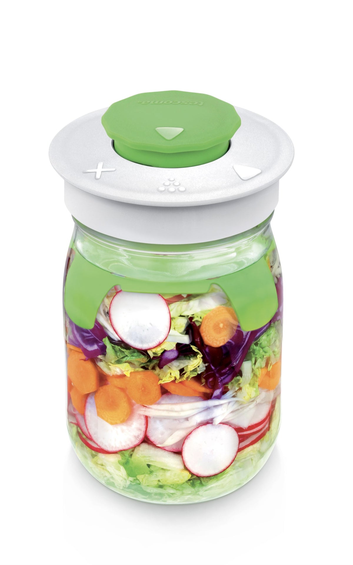Fermenteringskrukke i glas på 1 liter med special låg fra Tescoma