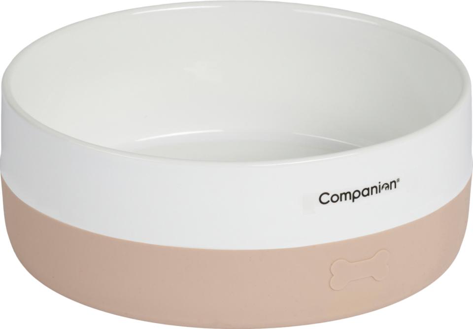 Se Companion - Keramik hundeskål med silikonebund, Nude - 3 størrelser - 1 liter ❤ Kæmpe udvalg i Companion - Køb online på udsalg og tilbud lige nu ❤ Meget billig fragt og hurtig levering - Varenummer: Bolig&Haven-48633380372810 og barcode / Ean: 5701883414636 på lager - Udsalg på Op til 61% rabat - Kendte mærker på udsalg – over 1.329 brands