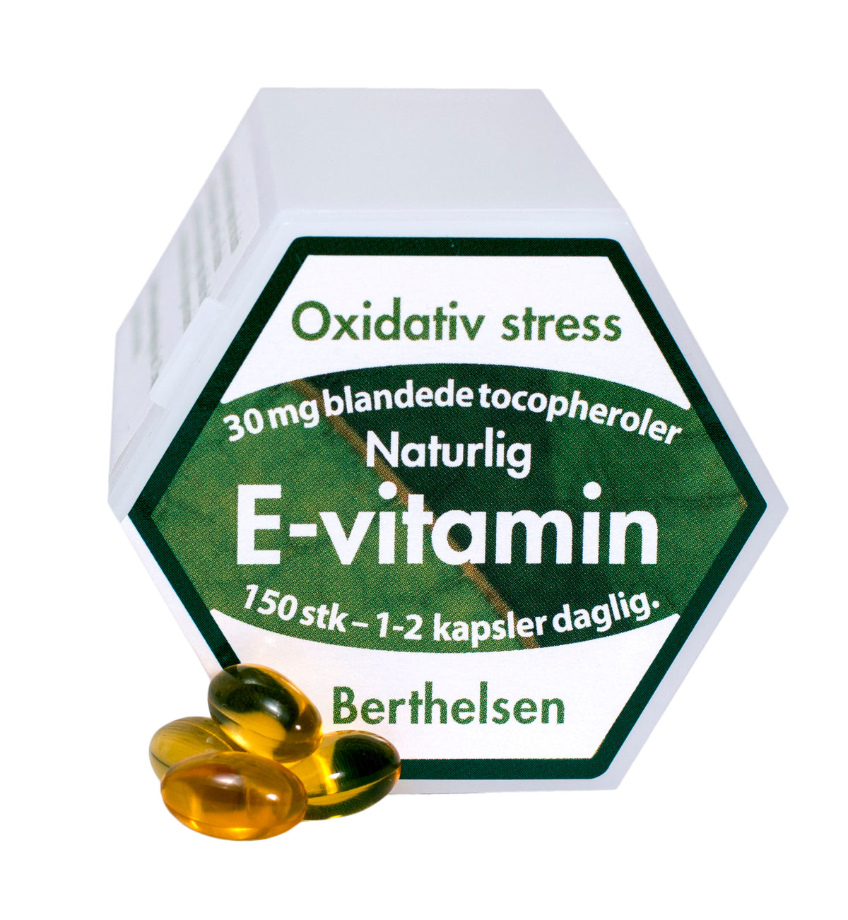 Se Berthelsen E-vitamin 30 mg 150 tab. ✔ Kæmpe udvalg i Dansk Farmaceutisk Industri - Køb online på udsalg og tilbud lige nu ✔ Billig fragt og hurtig levering - Varenummer: Helsegrossisten-3972 og 5701629131759 på lager - Udsalg på Sundhed > E-vitamin > Få op til 67% i rabat - Find over 1.798 mærker på udsalg