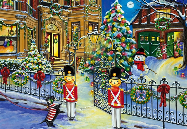 Bluebird puslespil Christmas House med 1000 brikker